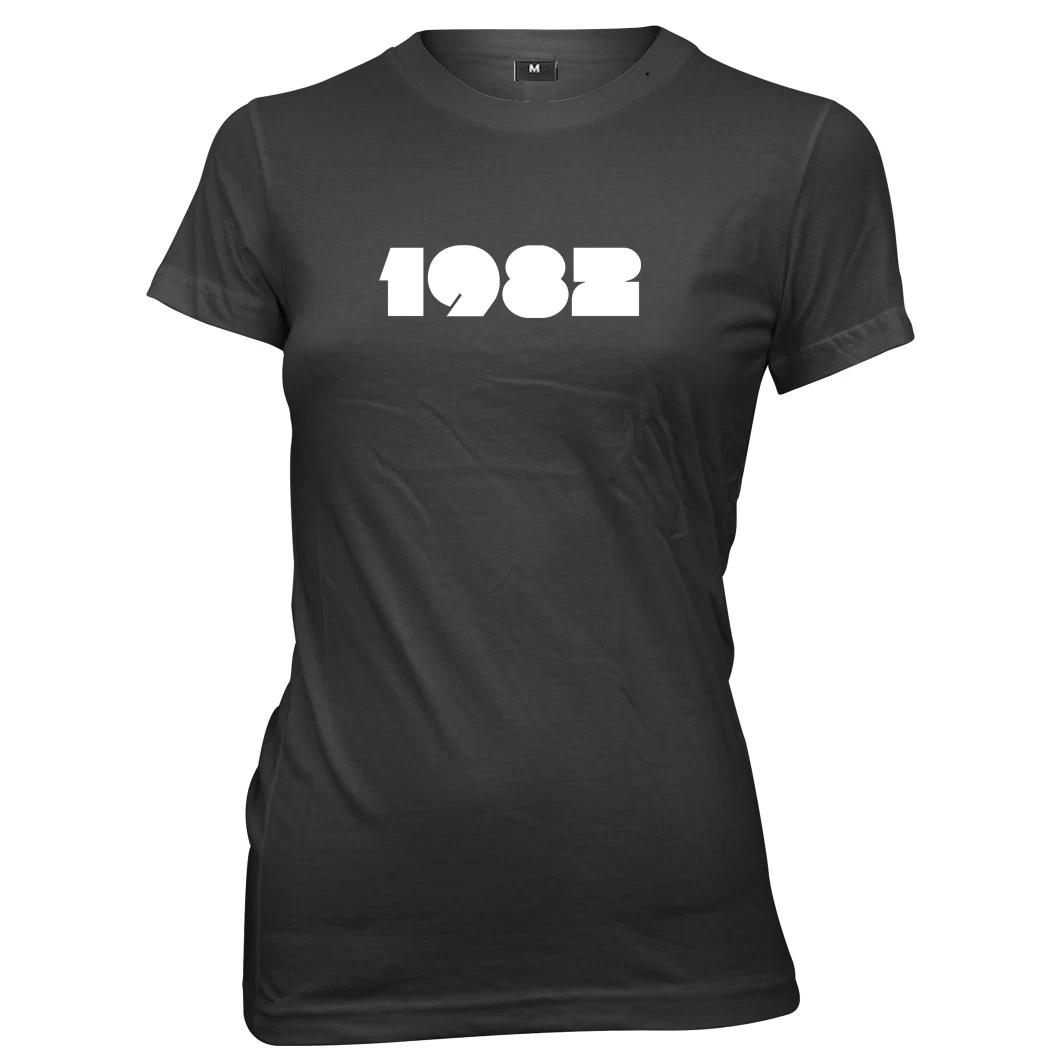 1982 Year Birthday Anniversary Womens Ladies Funny Slogan T-Shirt S