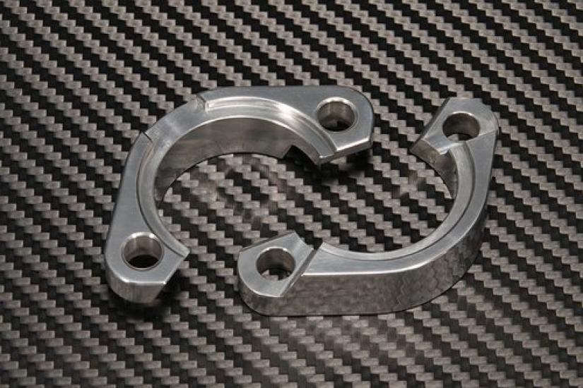 Billet Exhaust for EFBLZRX4 U-KANAYA Flange, Aluminum, Blue, ZRX400/II
