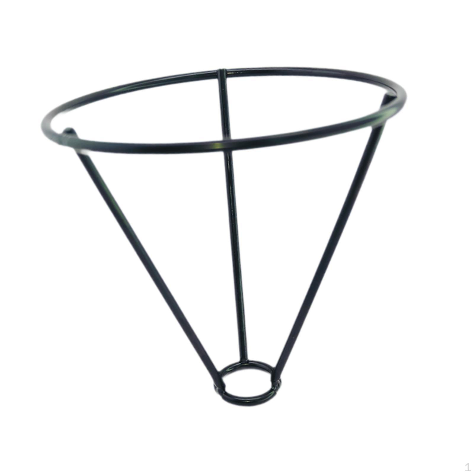 

Растительный треугольный плакат Многофункциональный металлический кронштейн для поддержки интерьера чёрный