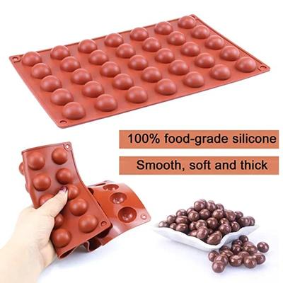 Halve Bol Siliconen Chocoladevorm Halve Bol Cakevorm Siliconen Koepel Bakvormen Pudding Snoep Gelei DIY Hulpmiddel