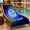 Serviette de Plage Personnalisée avec Texte Olympique Marseille FC Impression Grande Serviette Pour la Maison Salle de Bain Plage