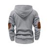 Herren Herbst Winter Stehkragen Hoodie Langarm Sweatshirts Outdoor Gespleißte Sport Pullover Jacke