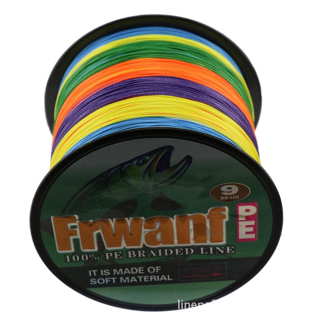 9-Strand 100m PE Dyneema Fishing Line: Asian Sea, Raft, Boat Fishing; Anti-Bite, Perfect for Tying Hooks, Snelled Hooks, Anchor Hooks