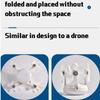 E27 Socket 60W LED Lighting Small Ceiling Fan Household Living Room 4-Motor Fan With Light Ceiling Fan With Light