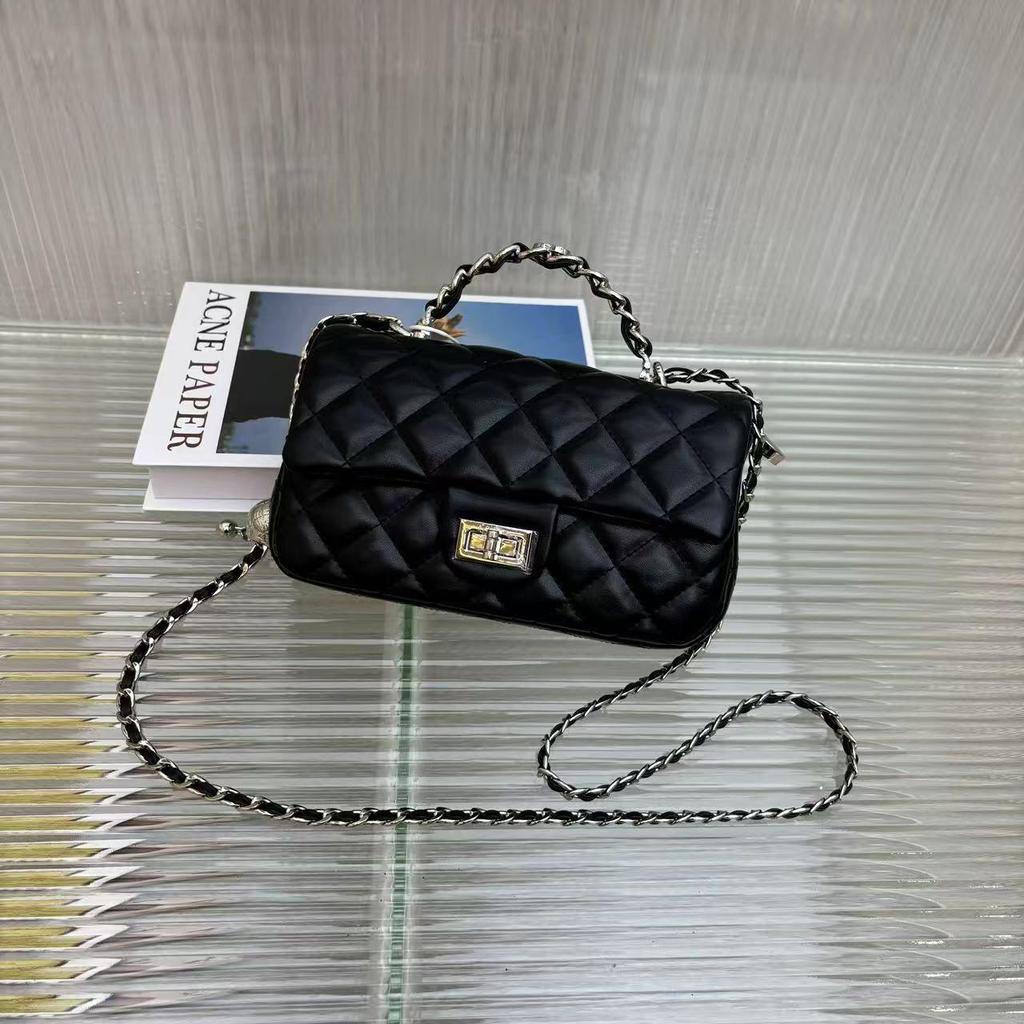 Damen 2025 Sommer Exquisite Argyle Ketten Crossbody Handtasche