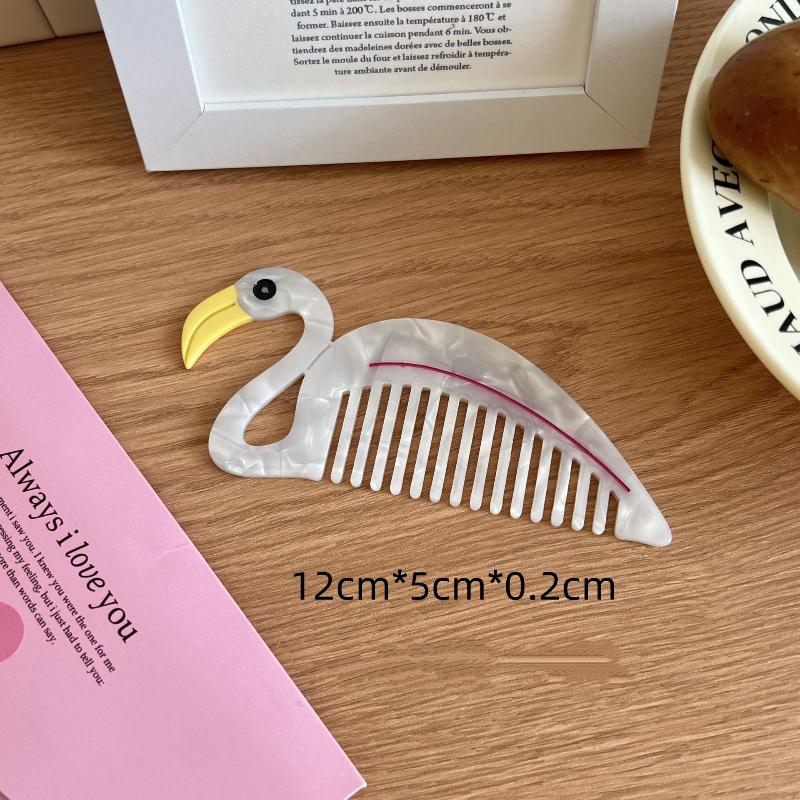 1PC Cute Creative Cartoon Anti-static Acetate Hair Comb Lovely Hair Care Hairdressing Combs Head Massage Hairbrush Tool Accessor