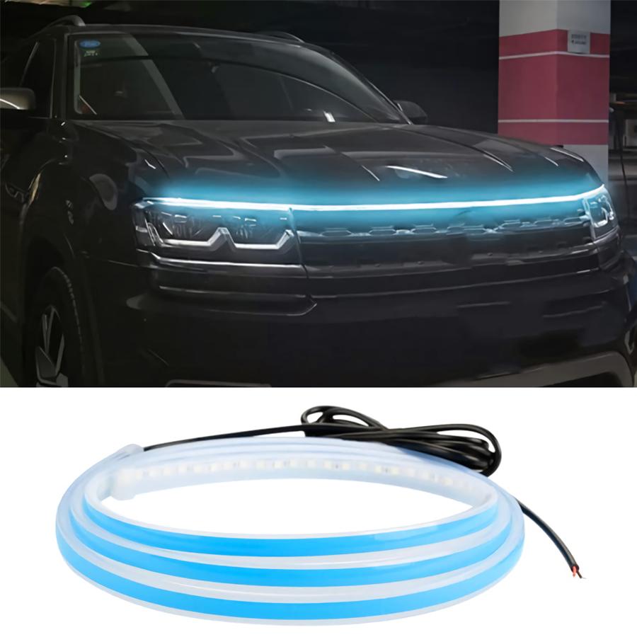 LED Daytime Running Light Strips LED Car Hood Lights DRL Auto Headlight Strip Flexible Waterproof Drl Led Lamp Dome Lights 6