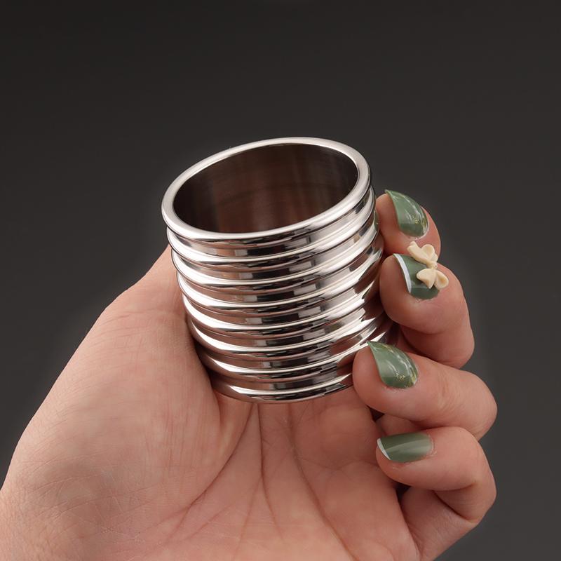 Metal Cock Ring Penis Bondage Lock Ball Scrotum Stretcher Delayed Ejaculation Time Extend Testicles Sex Toys for Men Gay 18