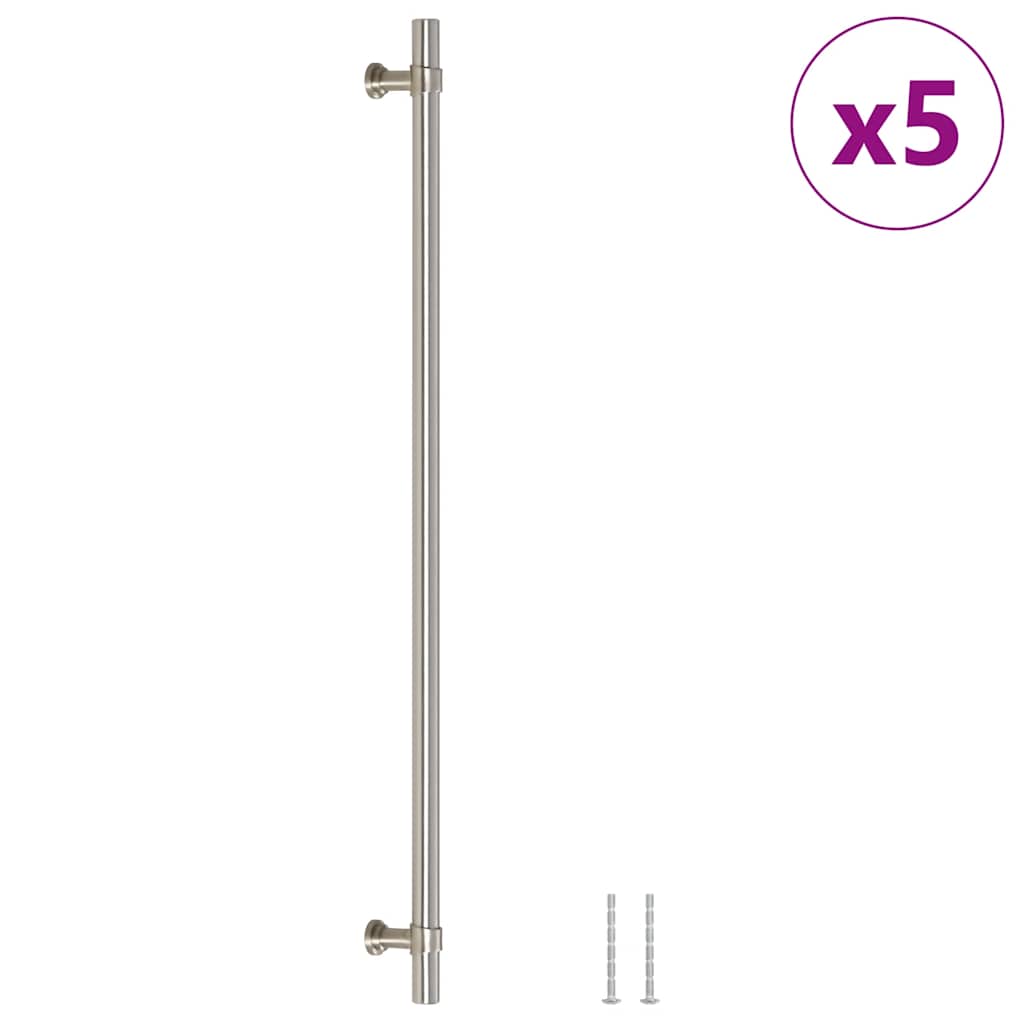 Furniture Handles 5 pcs Silver 320 mm Stainless Steel