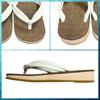 Edoten Setta Tanisoshi EVA Misugi Thong Made in White Embossed Size 4L Sandals, (PVC), Sole, (Japanese Cedar), Japanese-Style Sandals, Japan, Men's,