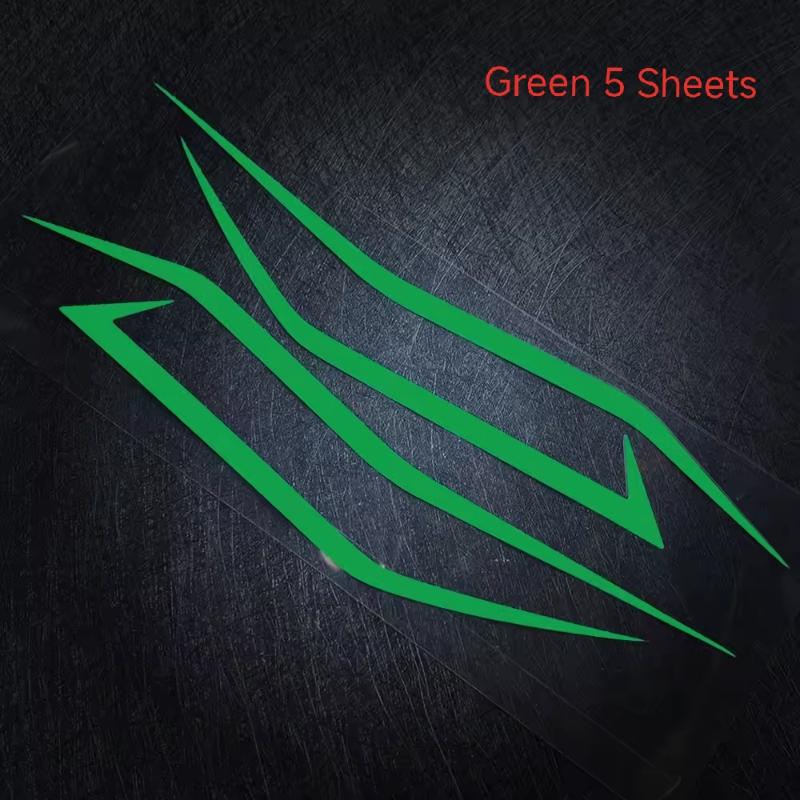 1/5 Blatt Reflektierende Coole Frontzug-Scheinwerfer-Aufkleber Motorrad-Verkleidungsaufkleber Dekoration Für Kawasaki Ninja Ninja400 H2 H2Sx