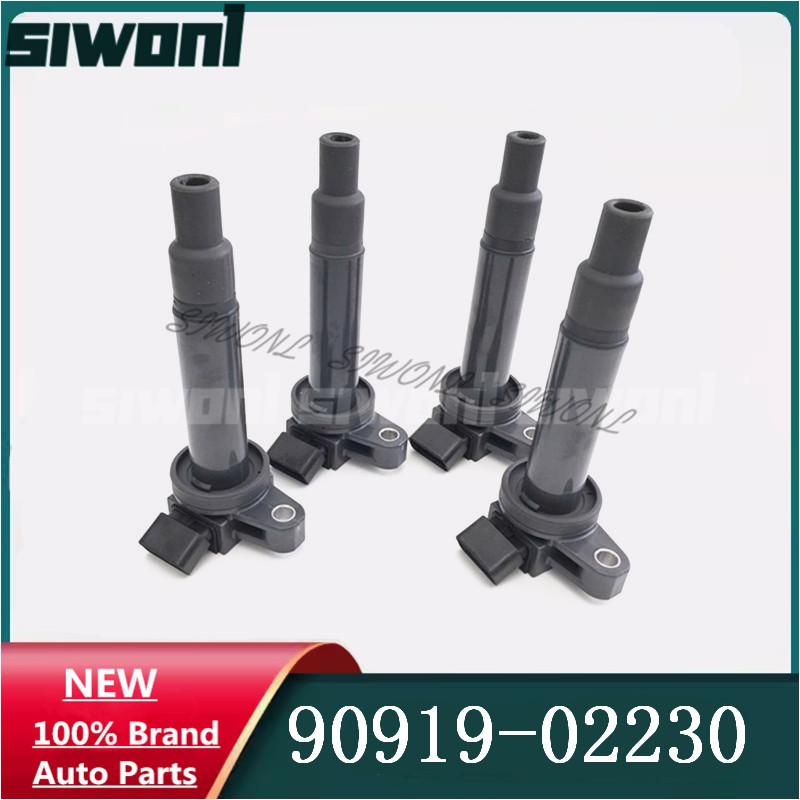 1-4PCS Ignition Coil 90919-02230 For TToyota Land Cruiser 4Runner Tundra Lexus SC430 LX470 LS430 GX470 GS430 LS430 UF230 1PCS