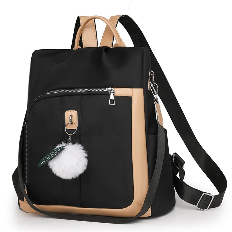 Simple Commuter Backpack Women's New Class Travel Anti-theft Backpack Large Capacity Casual Hand Carry Shoulder Bag