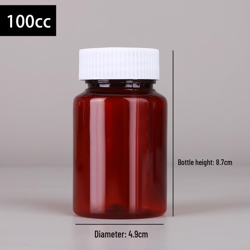 Clear Plastic Wide-Mouth Bottle for Liquid/Solid/Powder Storage, Bead Organizer, Medicine Container, 30ml.