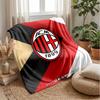AC Milan Theme blanket Soft Flannel Fleece Blanket Warm Lightweight Throw Blanket for Home Sofa Bed
