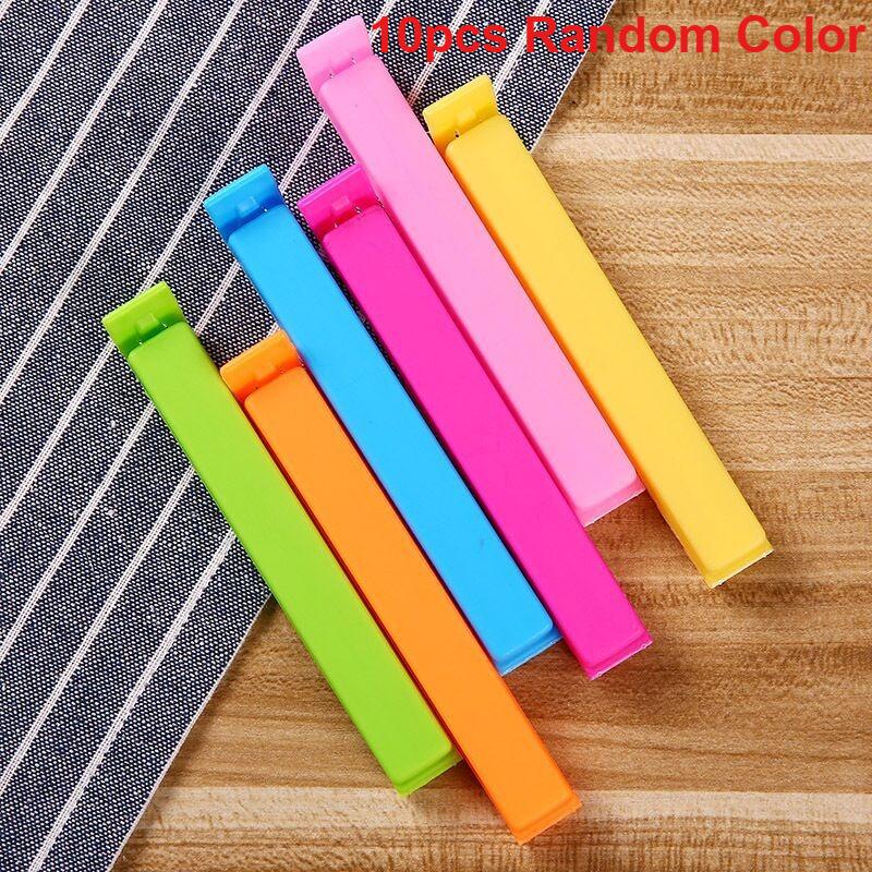 

10/20/30pcs Reusable Plastic Food Bag Clips - Moisture & Dust Proof Kitchen Storage Accessories for Freshness bag sealer