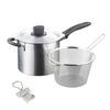 18cm Saucepan with Pasta Made In Includes Original Tag J-kitchens Anti-Roll Lid, Pot, Gas/IH Compatible, Japan,