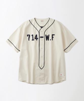 OUTSTANDING Vintage Baseball Half Shirt_Ivory