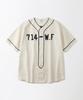 HERVORRAGENDES Vintage Baseball Halbshirt_Elfenbein