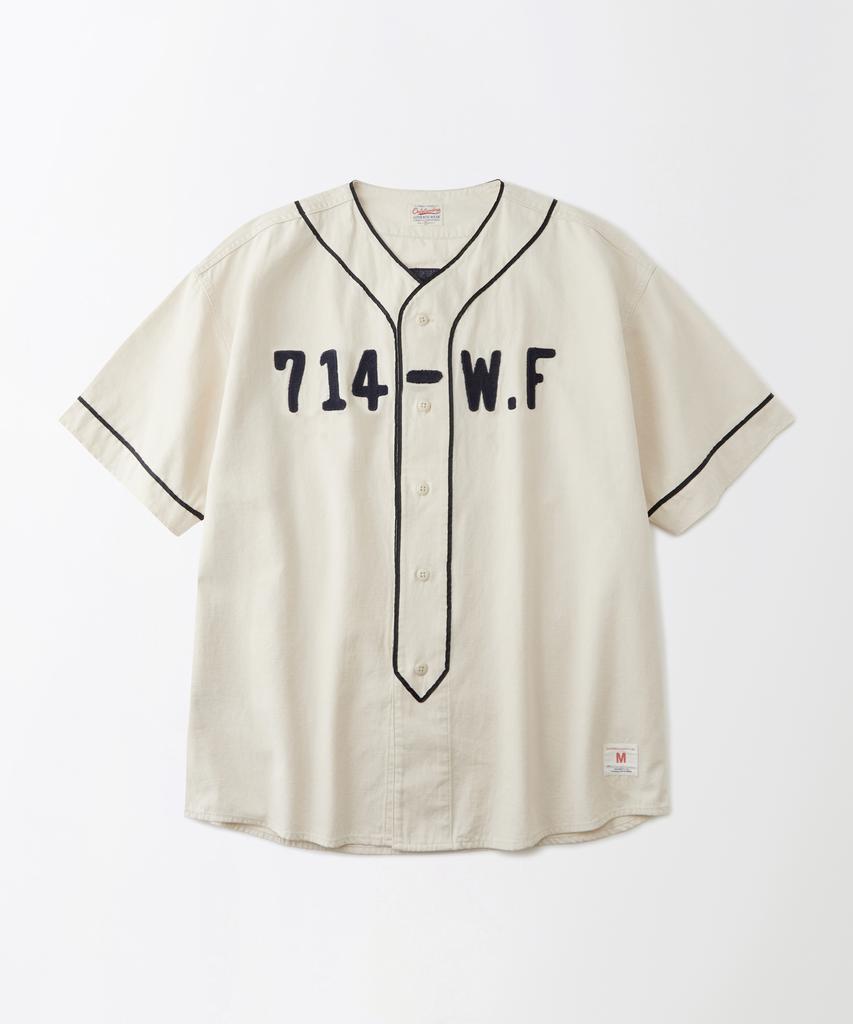 OUTSTANDING Vintage Baseball Half Shirt_Ivory