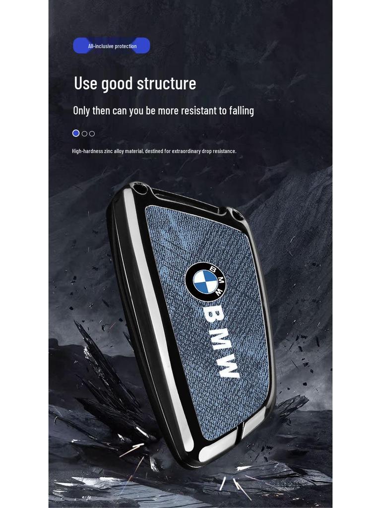 Compatible Key Case for BMW X1, X2, X3, X5, i3, 3 Series, New 5 Series, 325li, 530