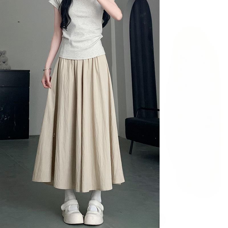 High Waisted Solid Color Casual Women's Long Pleated Wide Leg Pants
