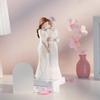 Mother Daughter Figurine Resin Hugging Mother And Daughter Statue Hand-Painted Sculpture for Home Decor Mother's Day Birthday Gifts