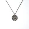Trendy Men Necklace European and American Long Style Domineering Personality Pentagram Disc Pendant