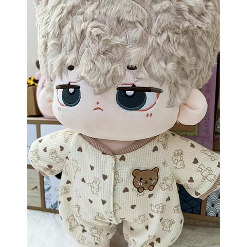 niannyyhouse 40cm Plush Toy with Crawling Bear Cotton Accessories Clothes, Bodysuit, Dress-Up, Doll,