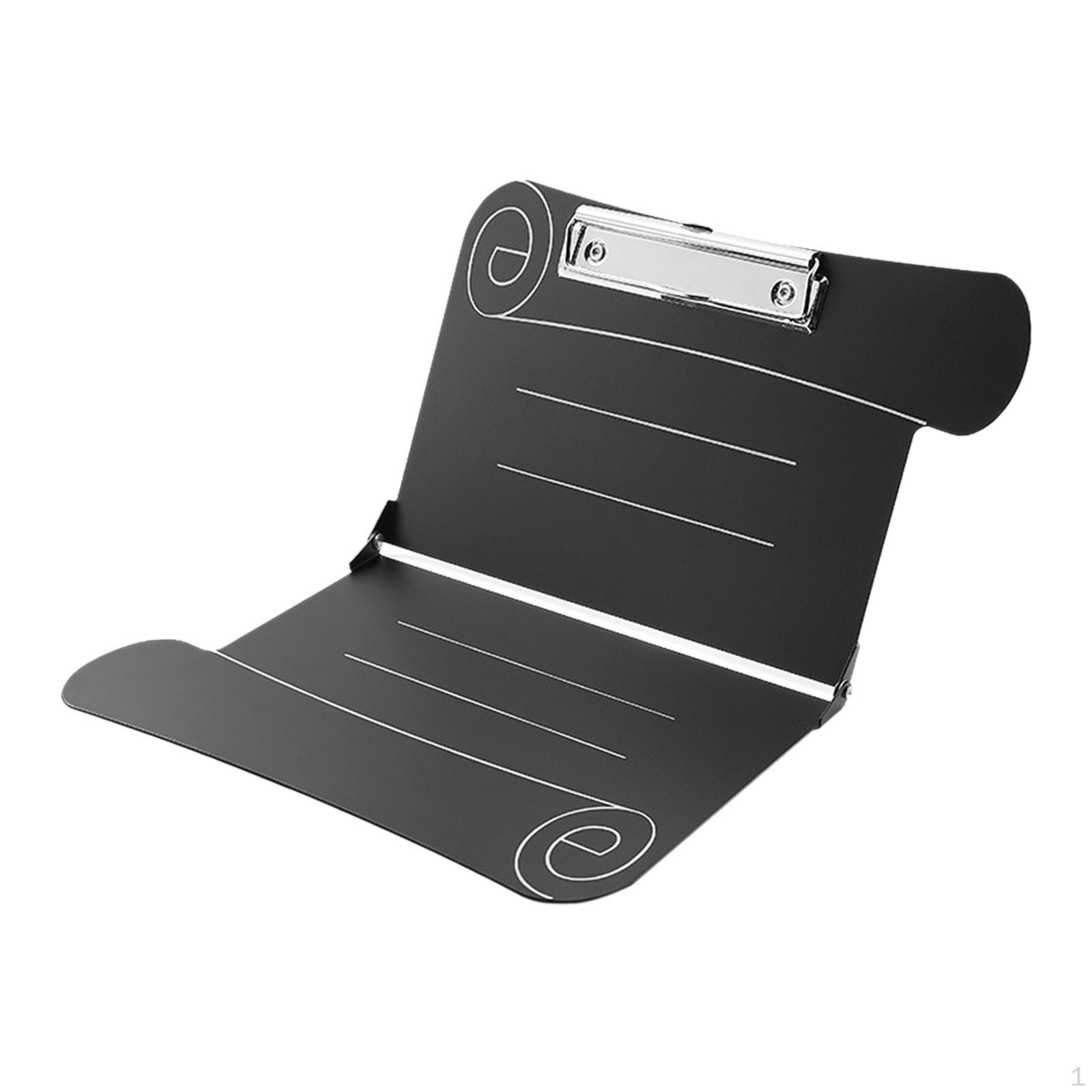 A4 Paper Clip File Folders Document Holder Writing for Restaurant Business Office чёрный 1090₽