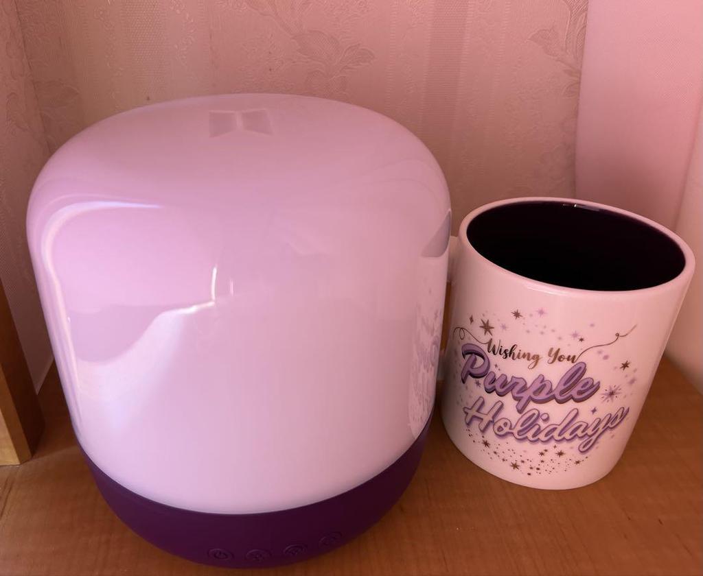 [USED] BTS MUSIC BOX LIGHT Mood Lamp & Mug