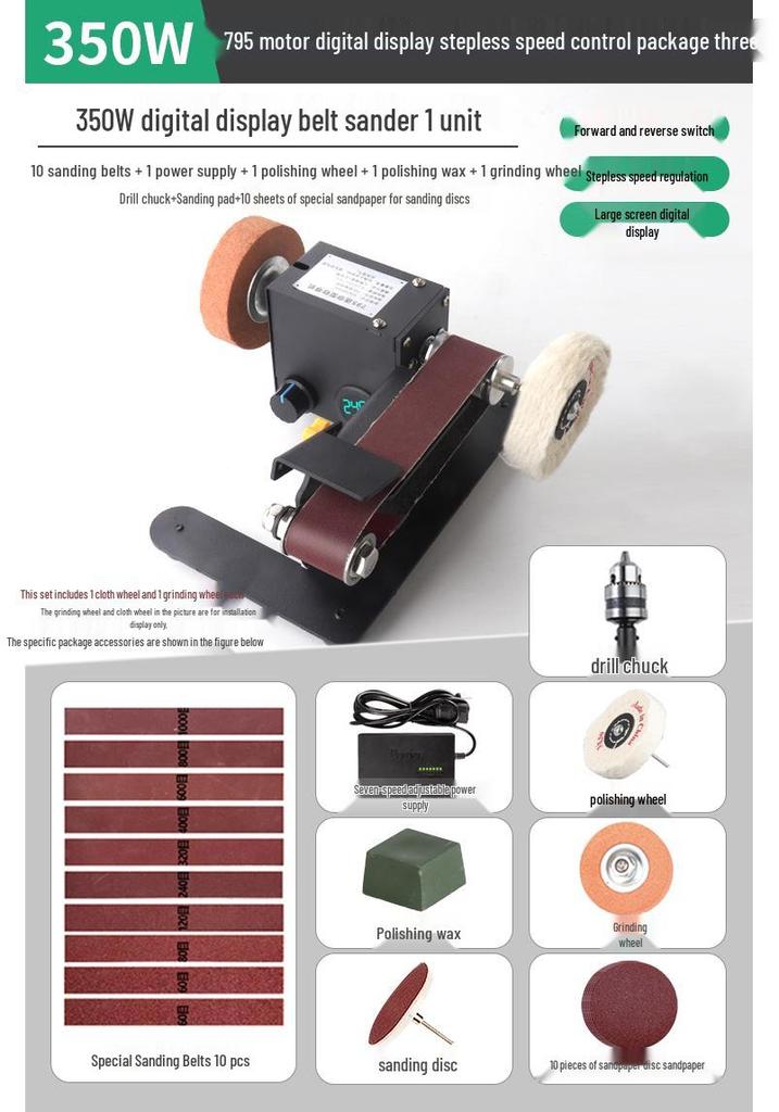 Compact Electric Knife Sharpener & Mini Belt Sander
