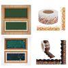65.6feet Scalloped Rolled Border Trim with Colorful Dot Pattern for School, Classroom & Office Whiteboard Decoration