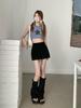 2024 Women's High Waist Petite Sport Skirt with Anti-Exposure