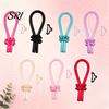Lazy Curls Maker No Heat Hair Curling Rod Headband with 2 Scrunchies Claw Clip Overnight Sleeping Breathable Silk Ribbon Curler Women Long Roller