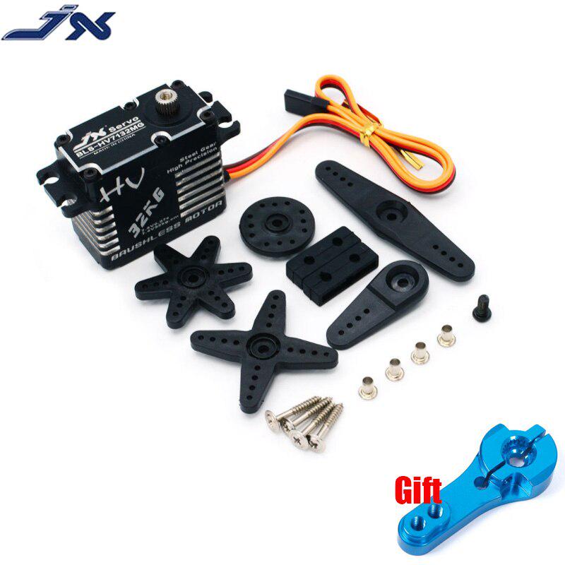 JX Servo BLS-HV7132MG 32.5KG 7.4V 0.07sec high speed Steel Gear Aluminium Digital Brushless Standard