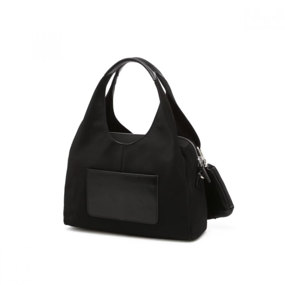 Daks Foret Black Cowhide   Nylon Tote Bag S Dcba6f010bk