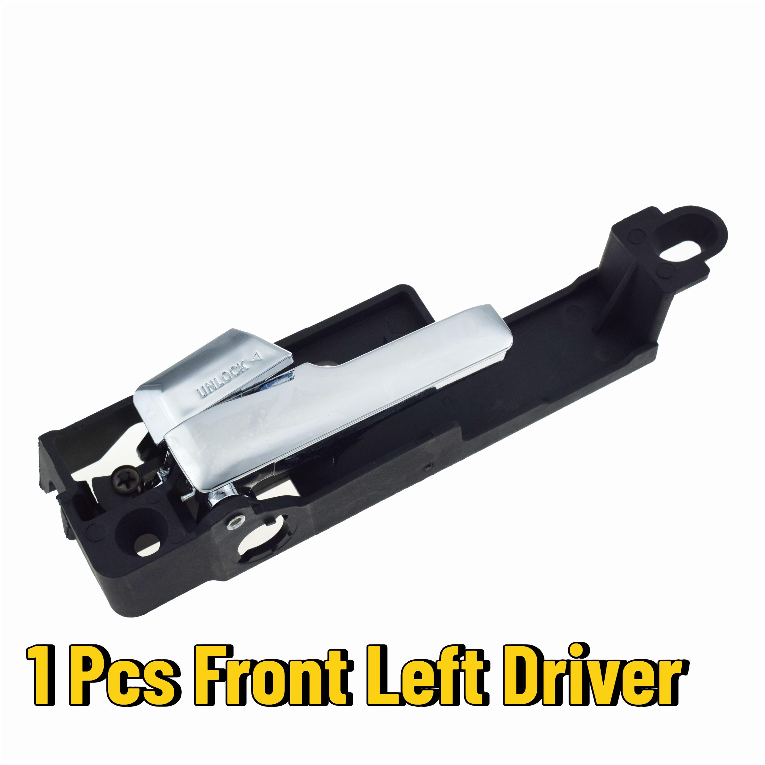 1/2/4 Pcs For Ford Fusion & Lincoln MKZ Zephyr & Mercury Milan 2006-2011 Chrome ide Door Handle Front or Rear Left or Right Front Left 1 Pcs