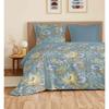 4-piece "Vanessa" Sheet Set for 160 X 200 Cm "Extra Wide" Bed Bergame Turquoise