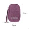 Portable Travel Organizer Bag Cord Waterproof for Cables Hard Drives Headphone