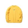 Li Ning Skateboard Sweatshirts Men's Yellow Crew Neck Moderate Regular AHSR033-4
