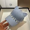 Spring and Summer New Sweet Cat Ears Cute Baseball Cap Small Fragrant Wind Crystal Couple Hard Top Cap