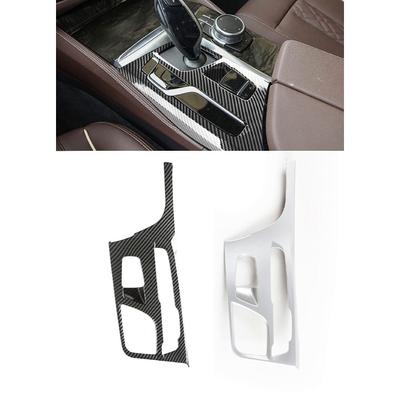 Koolstofvezel Auto Middenconsole Schakelhendel Paneel Frame Covers voor BMW 5 6GT Serie G30 G38 2017-2022 Sierstickers Accessoires