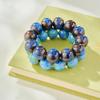 Vintage Porzellan Keramik Perlen Strang Armband für Frauen Klassischer Eleganter Schmuck für Hochzeiten Tägliche Accessoires