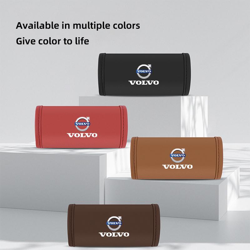 Car Interior Nappa Leather Handle Cover Handgrip Protect Gloves For Volvo Xc60 Xc90 V40 V60 S60 V50 V90 S80 C40 XC40 V70 XC70