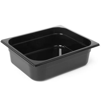 Gastronorm Container GN 12 Made of Black Polycarbonate 325x265x200mm 125L Hendi 862407