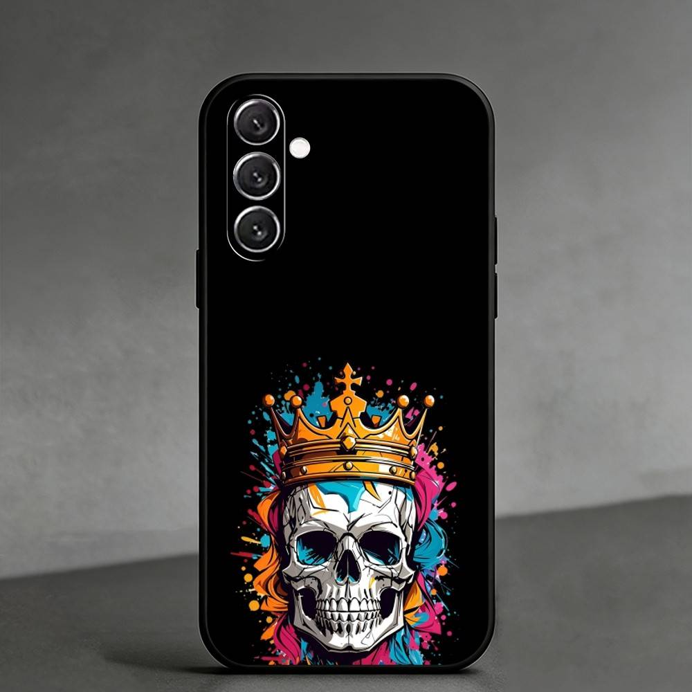 C-Cool Colorful Graffitiy Phone Case For Samsung Galaxy A91,80,73,72 ,71,53,52,32 ,31,22,21s,20,Soft Black Case