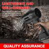 130000RPM High-speed Cordless Violent Turbo Fan Portable Electric Leaf Blower 2 In 1 Handheld Blowing Machine