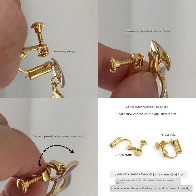 Fashion Palace Style Exaggerated Ankela Hongbao Necklace Ear Stud Female Insect Short Pearl Necklace Vacation Style Earrings