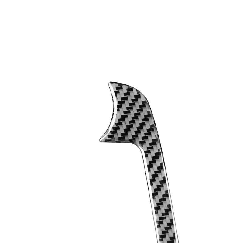 Stilvolles & Langlebiges Auto-Innenraumverkleidungs-Kit Carbonfaser-Lenkradabdeckung und Komplette Innenraumverkleidung Geeignet für 2007-2011